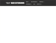 Tablet Screenshot of chicagohairextensionssalon.com